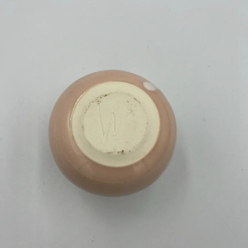 Ceramic Egg Separator Peach White Face Design Kitchen Gadget 3.25